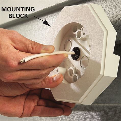 vinyl mounting block electrical box|vinyl siding accessory mounting blocks.